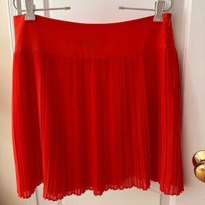 LOFT orange skirt